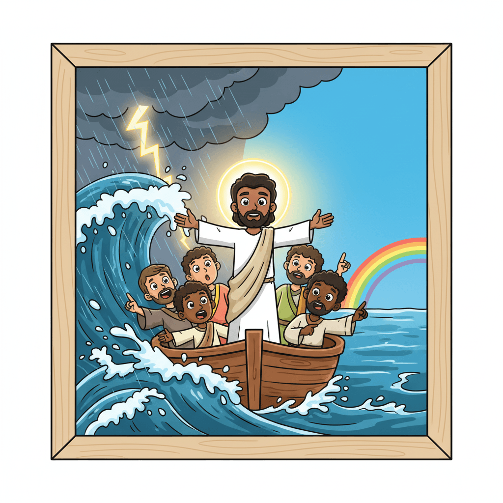 Jesus Calms the Storm artwork