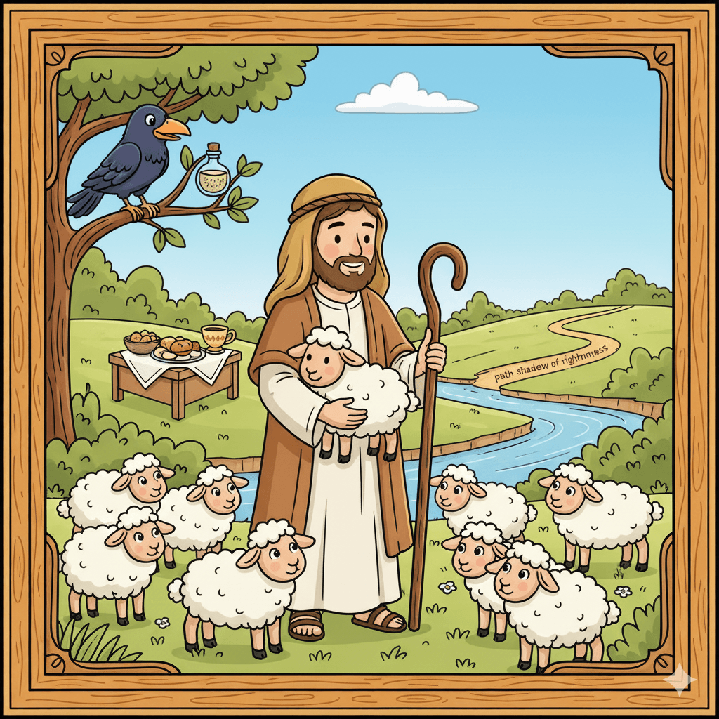 Psalm 23: The Shepherd artwork